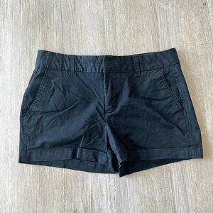Womens Gap Black Chino Shorts - 4